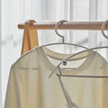 Japanese Minimalist Wide-Shoulder Non-Mark Hanger for Home Use – Anti-Slip, Anti-Deformation Clothes Organizer for Wardrobe Storage